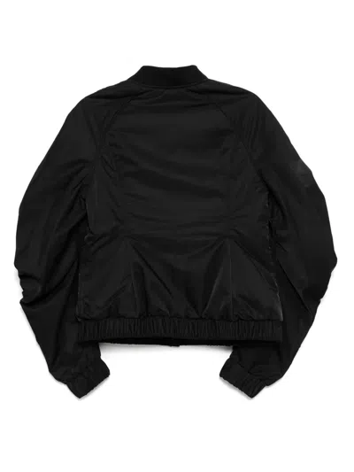 Besfxxk Cut-out Bomber Jacket In Black