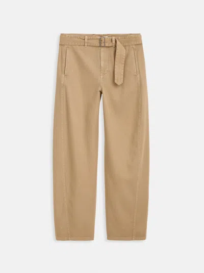 Alex Mill Ninth Street Cotton Twill Pants In Brown