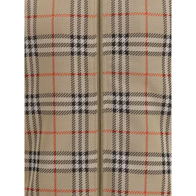 Burberry Men Archivio Check Jacket In Brown