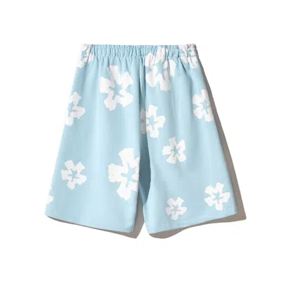 Comme Des Fuckdown Blue Cotton Men's Short In Blue