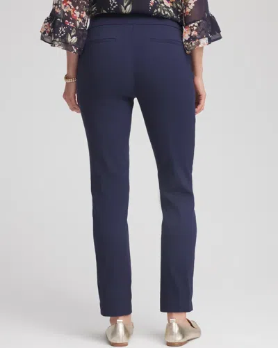 Chico's Brigitte Pull-on Slim Ankle Pants In Blue