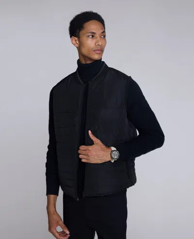 Kenneth Cole Reversible Vest In Purple