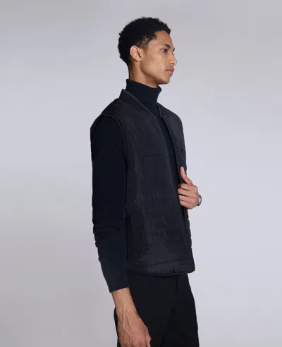 Kenneth Cole Reversible Vest In Purple