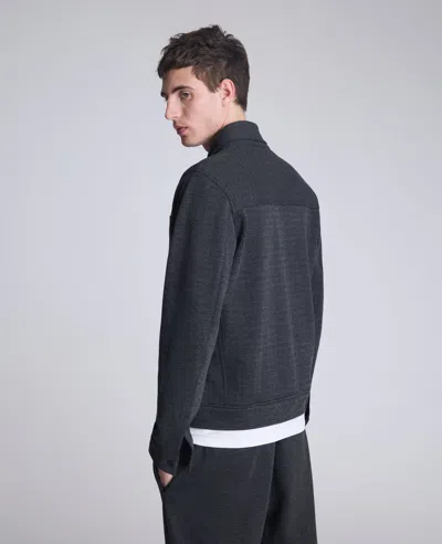 Kenneth Cole Trucker Jacket In Black