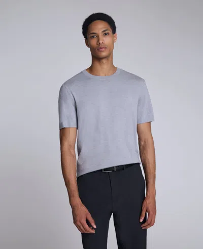 Kenneth Cole Sweater Tee In Gray