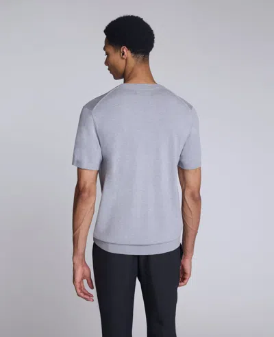 Kenneth Cole Sweater Tee In Gray