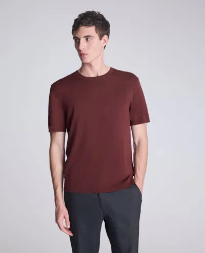 Kenneth Cole Sweater Tee In Red