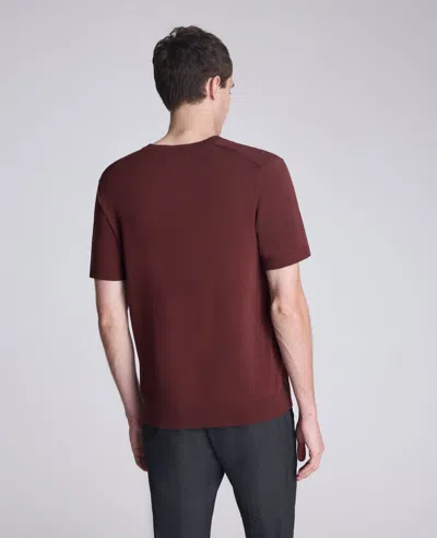 Kenneth Cole Sweater Tee In Red