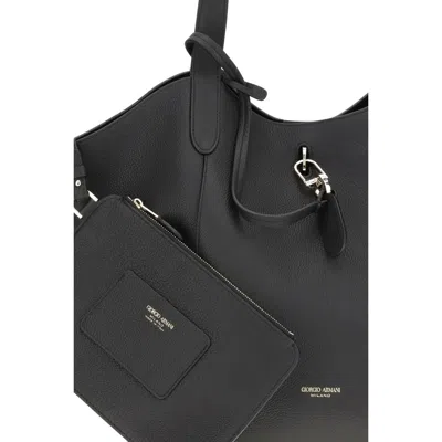Giorgio Armani Medium Suede Shoulder Bag