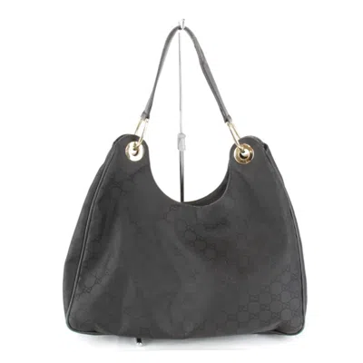 Pre-owned Gucci Black Nylon Shoulder Bag ()