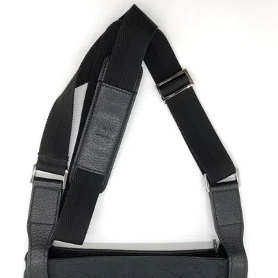 Pre-owned Gucci Gg Canvas Black Gg Canvas Shoulder Bag ()