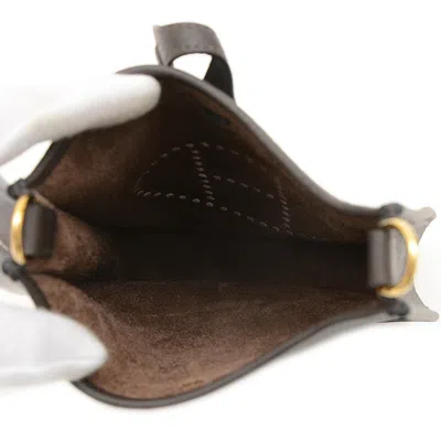 Pre-owned Hermes Dark Brown Shoulder Bag ()