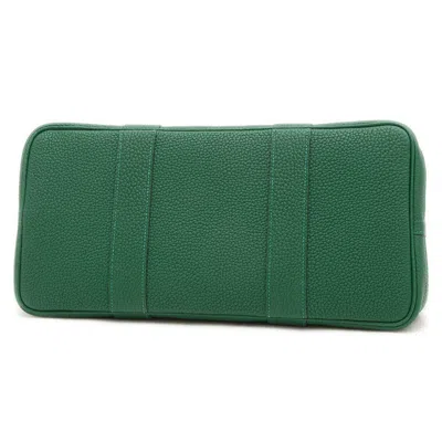 Pre-owned Hermes Green Negonda Leather Tote Bag ()