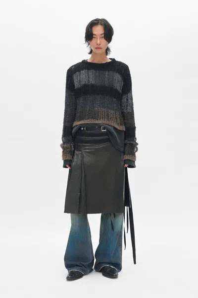 Ann Demeulemeester Modest 5 Pockets Bootcut Trousers In Multi
