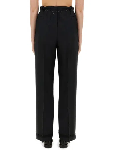 Maison Margiela Wool And Mohair Pants In Black