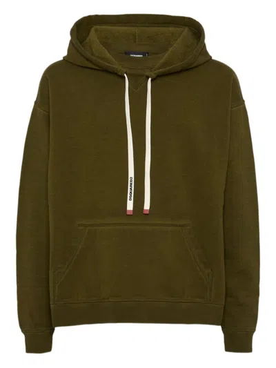 Dsquared2 Hooded Sweater Kangaroo Pocket In Multi