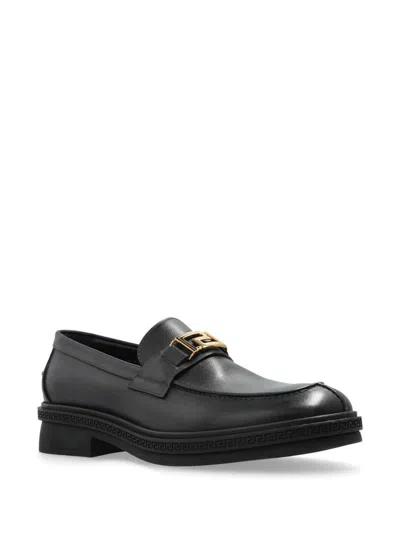 Versace Greca Loafers In Multi