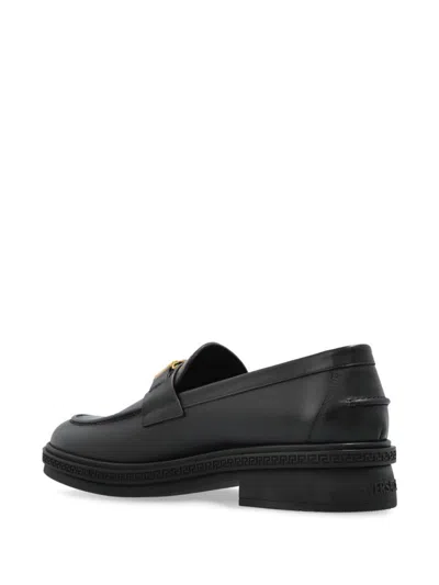Versace Greca Loafers In Multi