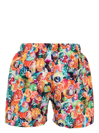 Boardies Abstract-print Swim Shorts In Multi