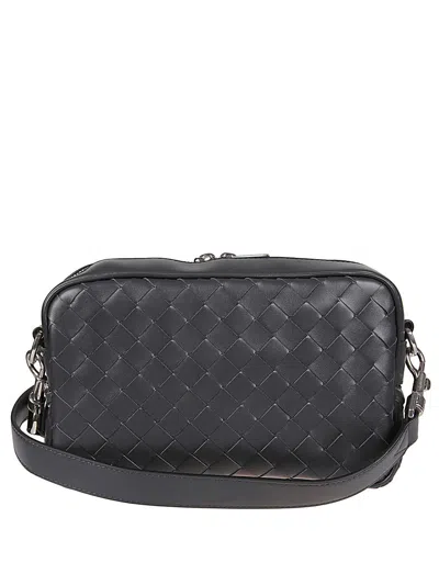 Bottega Veneta Men Bag With Logo In Gray