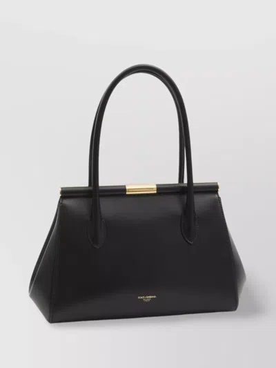 Dolce & Gabbana Small Marlene Palmellato Leather Bag