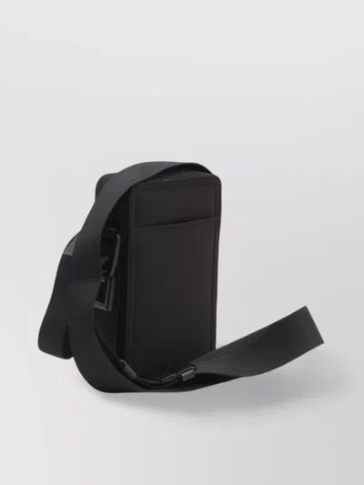 Jacquemus Le Cuerda Horizontal Nylon Bag In Black