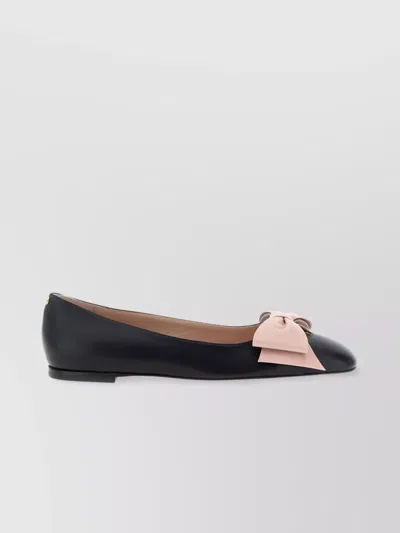 Valentino 'bowow' Ballet Flats Featuring Bow Detail In Black