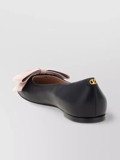 Valentino 'bowow' Ballet Flats Featuring Bow Detail In Black