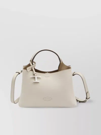 Tod's Tote Bag Small Adjustable Strap In White