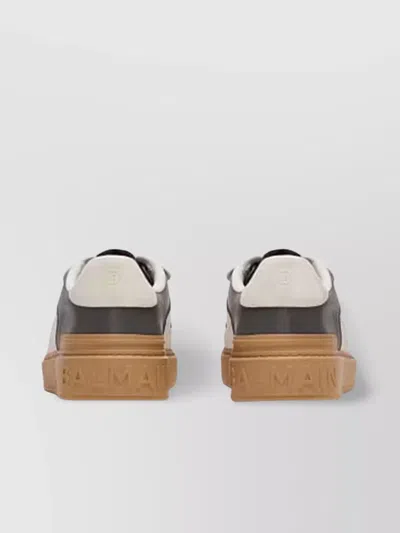 Balmain B Court Flip Low-top Sneakers In Gray