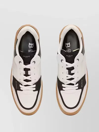 Balmain B Court Flip Low-top Sneakers In Gray