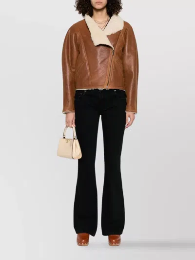 Isabel Marant Blondine Short Jacket In Brown