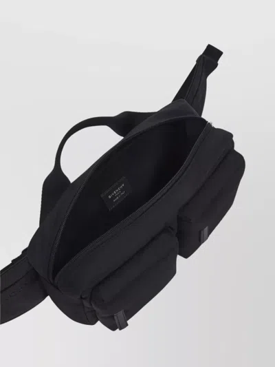 Givenchy U Bumbag With Adjustable Strap And Front Zip Pockets In Black