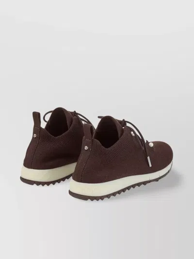 Jimmy Choo Veles Sneakers In Brown