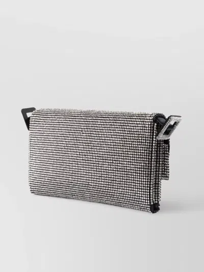 Benedetta Bruzziches Structured Mini Bag Rhinestones