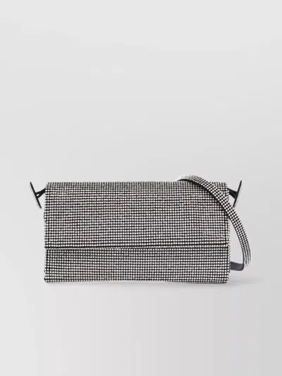 Benedetta Bruzziches Structured Mini Bag Rhinestones