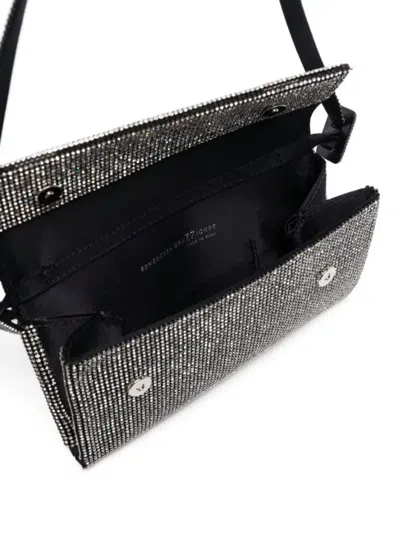 Benedetta Bruzziches Structured Mini Bag Rhinestones