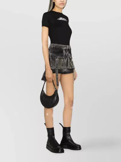 Ambush Black Graphic Print T-shirt In Black