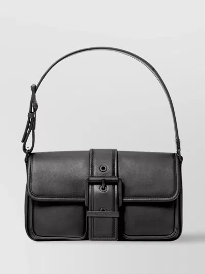 Michael Kors Crossbody Bag With Adjustable Strap And Buckle Detail