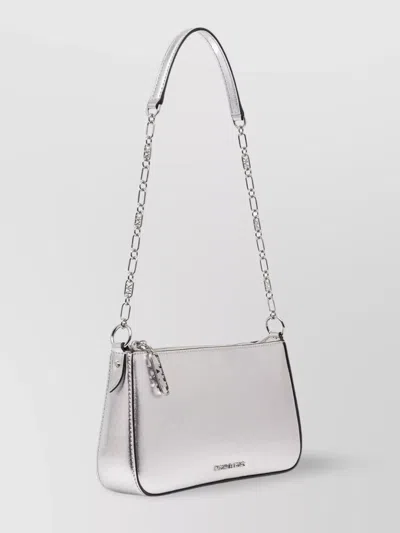 Michael Kors Crossbody Bag With Chain Strap And Metallic Finish