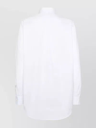 Dsquared2 Maxi Dean Shirt In White