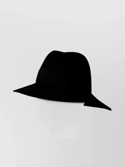 Borsalino Fine Wool Felt Ribbon Hat