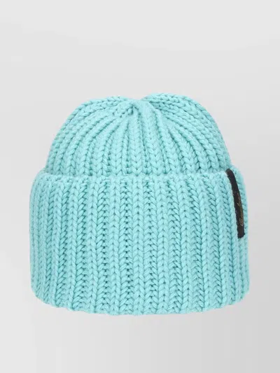 Borsalino Ribbed-knit Beanie Hat