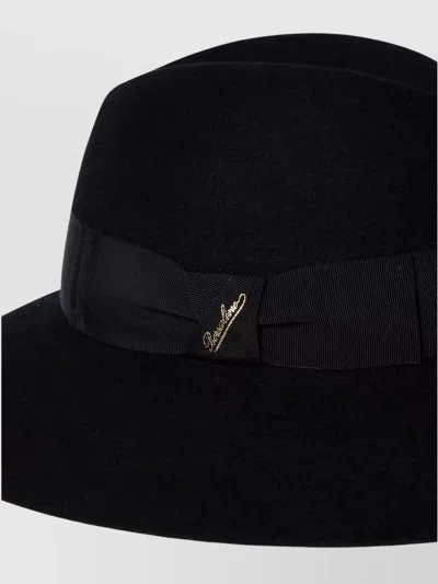 Borsalino Fine Wool Felt Ribbon Hat