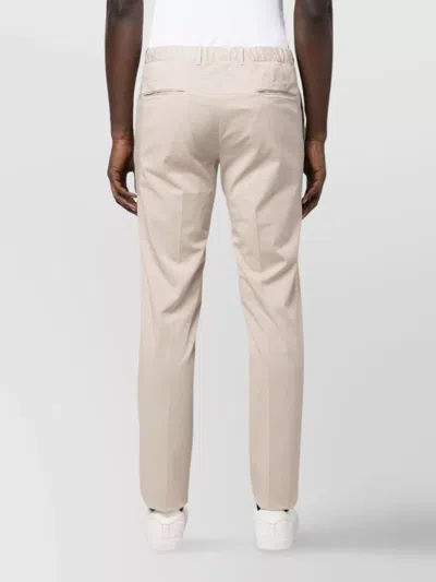 Incotex Trousers With Belt Loops And Pockets In Pink