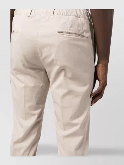 Incotex Trousers With Belt Loops And Pockets In Pink