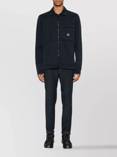 Incotex Trousers With Back Pockets And Belt Loops In Black