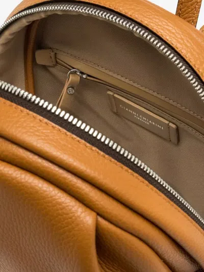 Gianni Chiarini Emanuela Backpack With Adjustable Straps And Top Handle In White