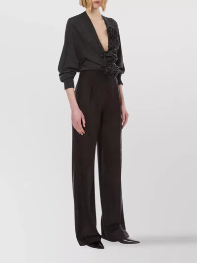 Alberta Ferretti Trousers In Black