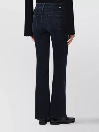 Mother The Weekender Cropped Jeans In Black In Black